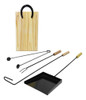 Juego Asador Kit Parrillero Pala Atizador Tabla Herramientas 0