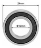 Rodamiento Doble Sello 6901-2rs 12x24x6mm Pack X 4u 2
