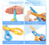 Lovestown 16pcs Tijeras Entrenamiento Preescolar, Tijeras 2