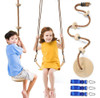 ~? Tree Swing Climbing Rope 2 Pack Multicolor Con Plataforma 0