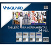 Panel Tablero Organizador De Herramientas Vanguard X 34 Pzas 4