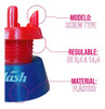 Tee De Rugby Flash Ajustable Screw Type Rojo 5