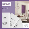Placa 4x2 Cega Branca + Suporte - Novara Idn 2 Placa 4x2 Cega Branca + Suporte - Novara Idn 2
