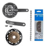 Kit Relação Shimano 21v Pedivela + Catraca Mega +corrente 7v 0
