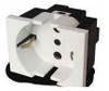 Mod. Enchufe Toma Schuko C/seg Blanco 0