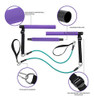 Goocrun - Kit De Barra De Pilates Portátil Con Bandas De Res 2