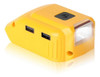 Carregador De Adaptador Usb Para Bateria De-walt 20v, Carga 0