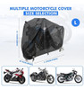 Neverland Funda Para Motocicleta, Cubierta Negra 2 Neverland Funda Para Motocicleta, Cubierta Negra 2