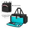 Lodrid Cable File Gig Bag Con Fondo Acolchado Desmontable Y 2