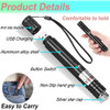 Puntero Laser Rojo Alta Potencia Y Alcance Recargable Usb 6