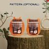 Teclado Thumb Teclado Cartoon Thumb Kalimba Kalimba Mini Par 3