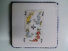 3 Posavasos Ceramica,c/motivo Cartas Poker,reverso Fieltro 1