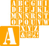 Stencil Letras Abecedario 15cm 30 Plantillas Deco Stencils 0