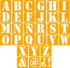 Stencil Letras Abecedario 15cm 30 Plantillas Deco Stencils 1