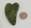 Guasha En Forma De Corazón, Masajeador Facial De Jade 1 Guasha En Forma De Corazón, Masajeador Facial De Jade 1