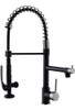 Grifo De Cocina Doble Funcion- Fapully Negro Mate/niquel Sat 0
