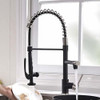 Grifo De Cocina Doble Funcion- Fapully Negro Mate/niquel Sat 3