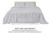 Blc Sábanas Queen Gris Claro, Ropa De Cama Egipcia Tamaño Qu 2