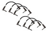 Pack X6 Cable Kwc 180 Interpedal Plug Angular 20cm Oferta!! 1