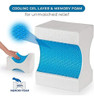 Almohada Para Rodilla De Espuma Viscoelástica Con Gel Refres 2