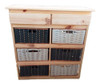 Cajonera  6  Cajones Mimbre Y Plastico +2pino  Emvio Gratis 0