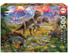 Rompecabeza Puzzle Educa Encuentro Dinosaurios 500 Piezas 0