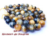 Cuentas Redondas Piedra Ojo De Tigre Amarillo 8mm 4 Cuentas Redondas Piedra Ojo De Tigre Amarillo 8mm 4