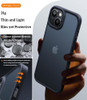 Funda Compatible iPhone 14. Parte Atras Trasluce. En Negro. 3
