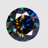 Diamante De Moissanita 0.5ct Rainbow 0