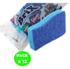 Pack X 12 Fibra Esponja Celeste Suave Para Cocina 0