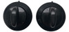 5 Perillas Longvie 3501/ Vgo 6mm Y 1 Pulsador Luz Negros 0