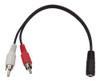 Cable De Audio Bidirecional Rca Macho Miniplug Hembra Gtia 2