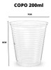 Copo Para Bebidas Agua E Cafe 200ml Plástico C/100 Full 1