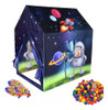 Carpa Castillo Auto Plegable Casita + 100 Pelotas Pelotero 0