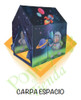 Carpa Castillo Auto Plegable Casita + 100 Pelotas Pelotero 2