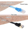 Cable Ethernet Cat7 Plano De Par Trenzado Apantallado Stp 6
