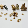 Matriz Tmp +sacabocado + 200 Broches Resorte  Dorados 10 Mm 0