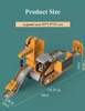 Trator Carrinhos Brinquedo Monta E Desmonta Diy Construtor 7