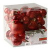 Bolas Para Arbol De Navidad X36u.- 4/6/8cm- Rojo 1 Bolas Para Arbol De Navidad X36u.- 4/6/8cm- Rojo 1