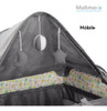 Berço Portátil Premium Trocador Mosquiteiro Preto Multmaxx 5