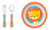 Kit Pratinho + Talheres De Transição Infantil Leão 0