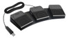 Pedal Triplo Usb, Pedal Programável, Programa De Preto 0