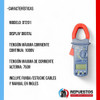Pinza Amperométrica Digital Tester Dt201 Completa C/estuche 4