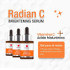 Kit Matt Balance Cleansing Gel + Radian C  Serum Lidherma 6 Kit Matt Balance Cleansing Gel + Radian C  Serum Lidherma 6