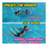 Espaguete P/piscina C/aparador Natação Boiar Kit C/02+brinde 4