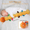 Zucoop Bebé Musical Oruga Gusano Suave Juguetes De Peluche P 4