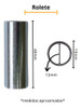 10 Rodas Borracha Maciça 4  -100mm Rolamento Rolete Beltools 4