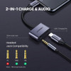 Hub Adaptador Ugreen Usb-c Para Usb-c E Audio P2 3,5mm 3