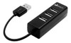 Hub Usb 4 Portas 2.0, Preto, Eu-160, App-tech 1
