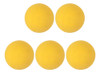 Bola De Borracha Amarela, 5 Peças, 6 Cm, Saltitante, Segura 5